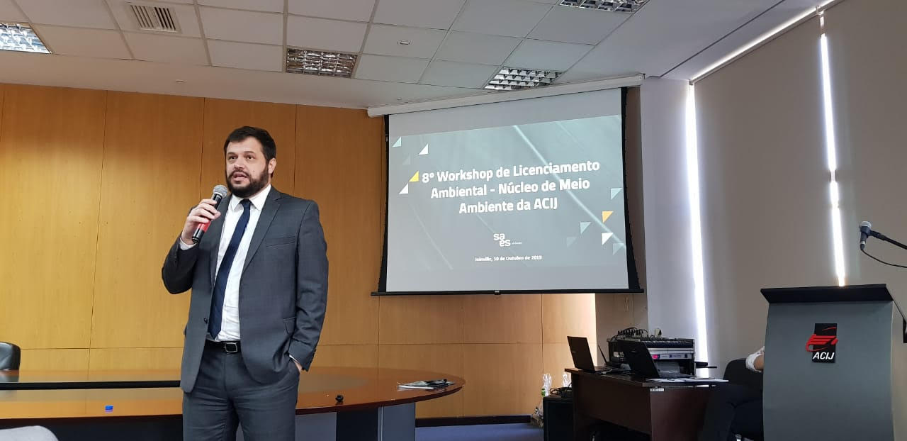 Marcos Saes participa de Workshop sobre Licenciamento Ambiental em Joinville