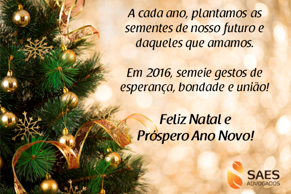 Mensagem de Natal | Saes Advogados